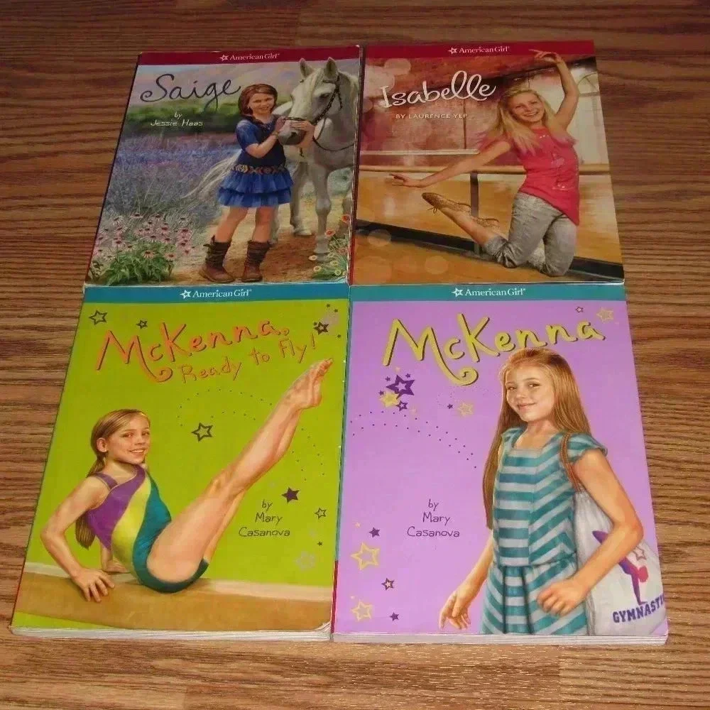 Lot of 4~AMERICAN GIRL Doll Books~McKenna, Saige, Isabelle